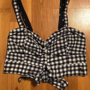Gingham Crop Top